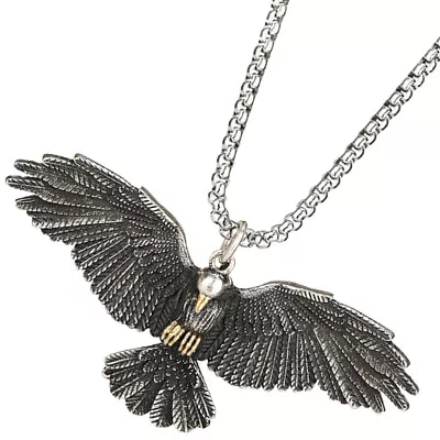  Eagle Necklace Titanium Steel Man Gifts Chains For Men Mens • £7.99