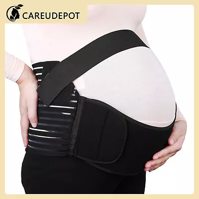 1Pcs Maternity Belt Pregnant Women Antepartum Waist Belly Band Black L Size • $14.39