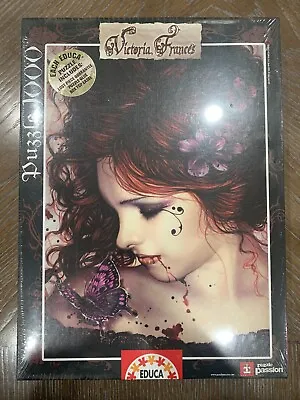 Victoria Frances Gothic Mariposa Butterfly Girl Jigsaw Puzzle 1000 Pcs - Sealed • $65