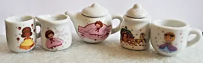 Vintage Tcfc Miniature Strawberry Shortcake Berry Princess Tea Set 5 Pieces • $18.25