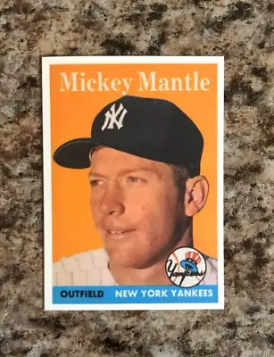 Mickey Mantle 1958 Topps Baseball Card • $1.99