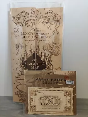 Official Harry Potter The Marauders Map & Hogwarts Train Ticket P1483 • £13.95