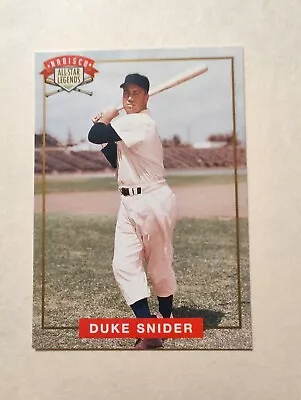 DUKE SNIDER Brooklyn DODGERS 1994 NABISCO All Star Legends BASEBALL CARD • $1