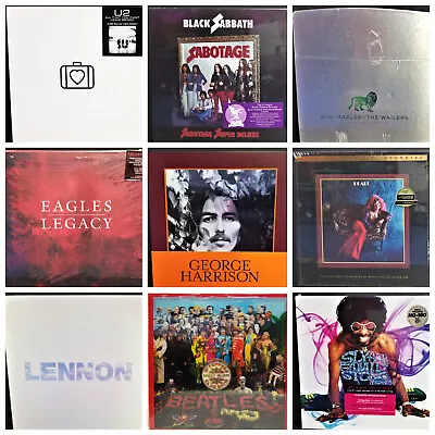 $224.99 • Buy LP Vinyl Record Box Set Album Choices ~ Zeppelin Bowie Beatles Metallica Queen 