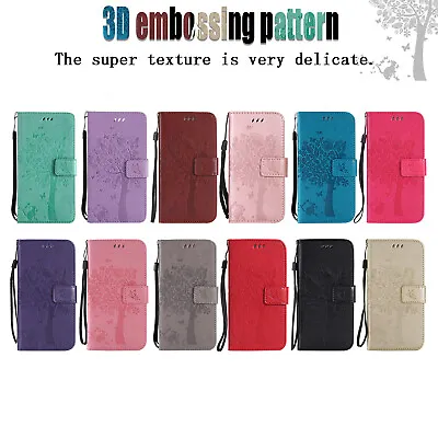 Case For Xiaomi 8 9 A3 A2 Lite Embossing PU Leather Flip Wallet Case Phone Cover • $13.96