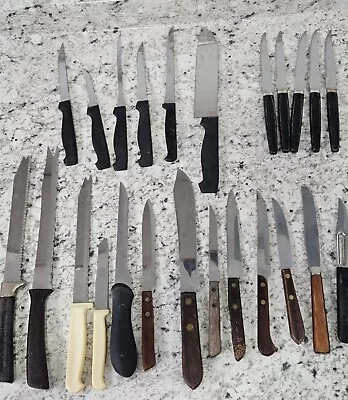 Junk Drawer Vintage Kitchen Knife Variety Lot • $40