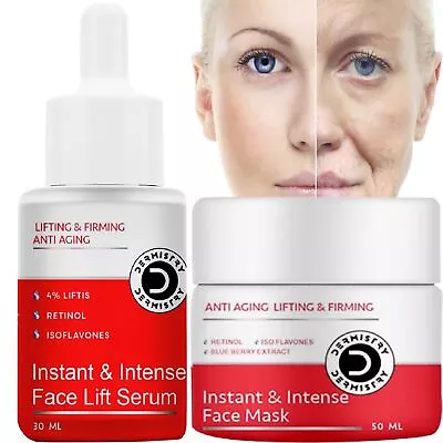Anti Aging Instant Intense Firming Lifting Retinol Face Mask & Tightening Serum • £17.04