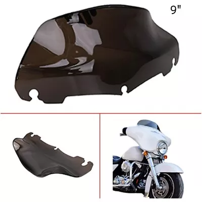 9'' Wave Windshield Windscreen For Harley Electra Street Glide Touring 2014-2024 • $33.32