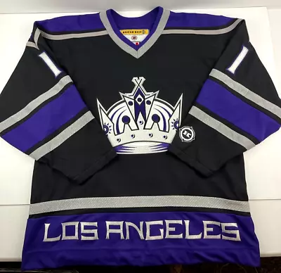 Vintage Koho NHL Men's Large Los Angeles Kings Runnels #1 Hockey Players Jersey • $189.99