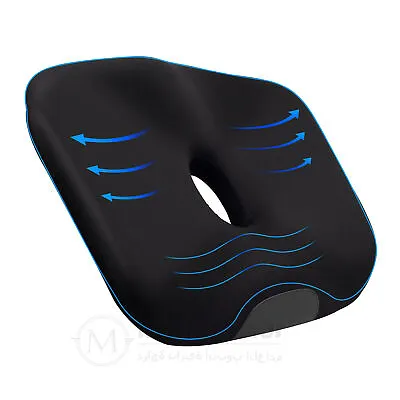 Thick Seat Cushion Memory Foam For Pressure Tailbone Back Pain Relief Office Car • $16.99