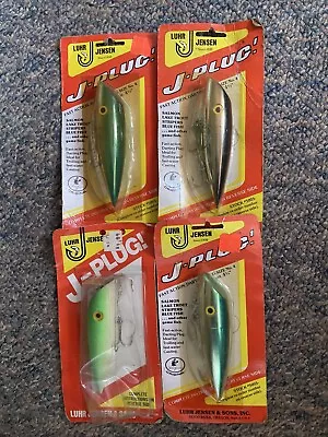 Four Luhr Jensen #4 (4 3/4”) J-Plugs - Salmon Trout Bass Lures • $15