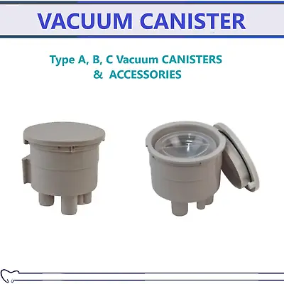 $7.95 • Buy Dental TYPE B VACUUM CANISTER (1⅞ ), Beige & CANISTER ACCESSORIES DCI Type