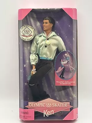 1997 Barbie Olympic USA Skater Ken Doll Mattel #18502 NRFB • $9.99