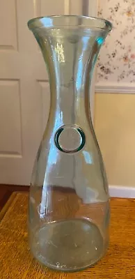 Vintage Mod Dep Aqua Glass Bottle 1000 Ml Made In Italy  • $18