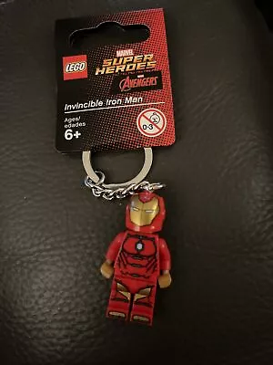 Lego Marvel Super Heroes Invincible Iron Man Keyring/Keychain 853706 - Retired • £15