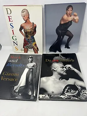 Gianni Donatella Versace Set Of 4 Hardcover Coffee Table Books Please Read • $199.99