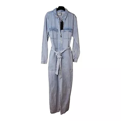 NEW One Teaspoon Purple Haze Claudia Denim Boilersuit Size S Blue Jumpsuit  • $169