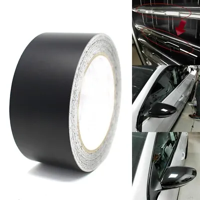 Black Out Chrome Delete Vinyl Wrap Car Decal Useful Door Trim Sticker 10mx8cm • $19.90