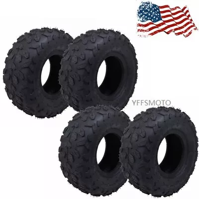 4Sets 145/70- 6  Inch Tire/Tyre Fit ATV UTV Quad Buggy Go Kart Mower 4 Wheeler • $129.99