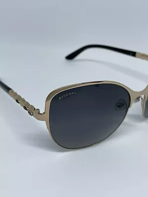 Bvlgari Sunglasses Ladies Gold Plated Polar Grey BV6078KB 395/T3 • $209.25