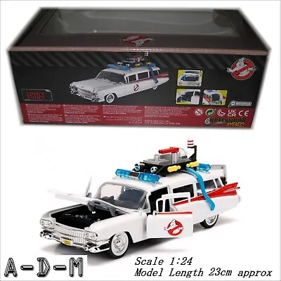 1959 Cadillac Ghostbusters  Ecto-1 Hollywood Rides 1:24 Diecast Model Car JADA • $62.91