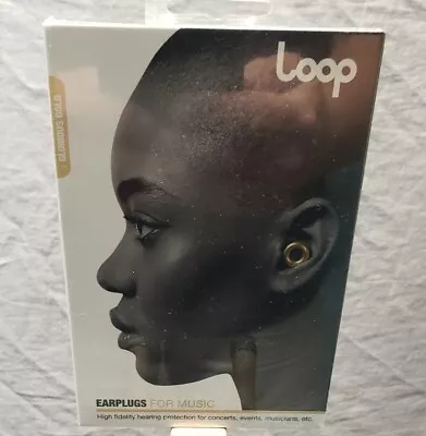 Loop EARPLUGS For Noise Reduction 20 DB Filter Sound Blocking - Gold Free Ship • $19.75