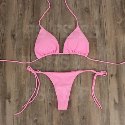 $9.95 • Buy Women Bikini Set Top Bra Hot Summer Sexy Lingerie Swimsuit Swimwear Beach No16