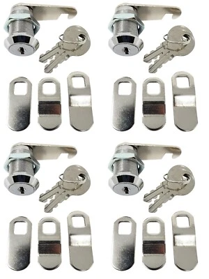 $22.99 • Buy 4x Admiral RV Compartment Door Cam Lock 7/8 Inch Camper Storage Door NOT CH751