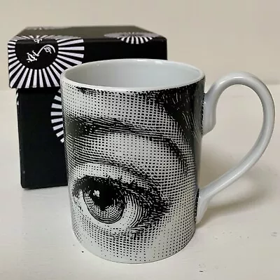 NEW! Fornasetti Cup Mug White Black Eye New In Box • $129.97
