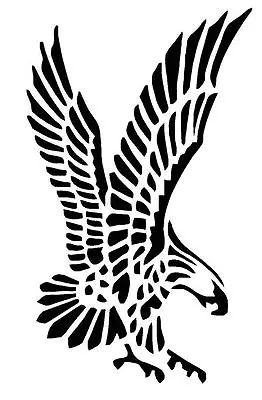 Mylar Stencil EAGLE  (1)  Paint Stencil Genuine Mylar Re-Useable A4 • £6.95