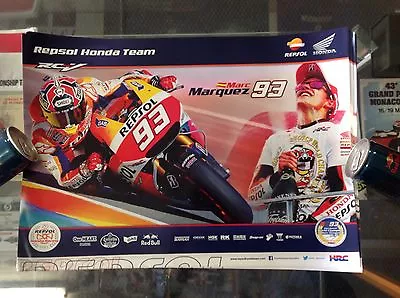 Marc Marquez 2014 Official Hrc Poster • $25.69