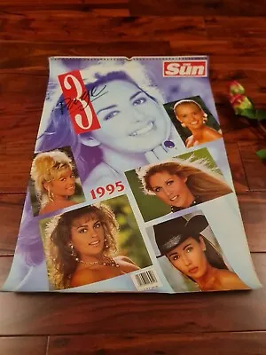 1995 Sun Page 3 Girl Calendar ☆kathylloyd Jo Guest☆ *stunning Condition*  • £34.95