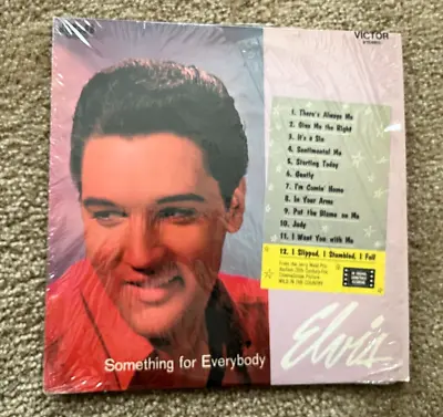 Elvis Presley * SOMETHING FOR EVERYBODY * RCA LP Stereo ReIssue NM- VG++ Shrink • $12