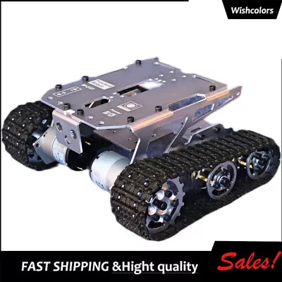 Tank Tracked Robot Chassis DIY Smart Robot Car Chassis Unassembled DP-2101 WIS • $69.40