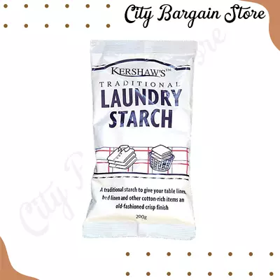 Traditional Laundry Starch Fabric Clothes Trousers Anti Crease Crisp Powder E5 • £6.25