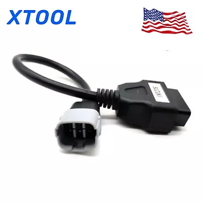 For SUZUKI 6pin OBD2 Diagnostic Plug Adapter Motorcycle Scooter ATV Cable • $1.89