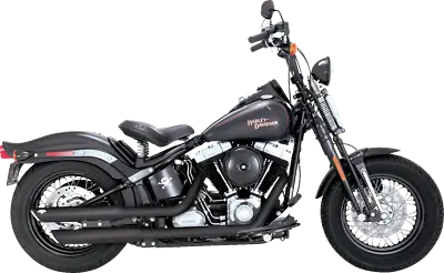 Vance & Hines Twin Slash 3  Mufflers 2007-09 Harley Softail Cross Bones FLSTSB • $499.99