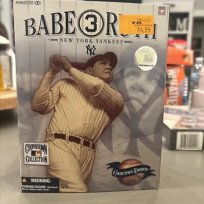 Yankees BABE RUTH McFarlane Cooperstown Collection 8  Figure Unopened • $30