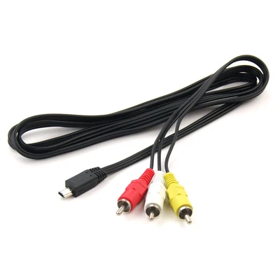 £14.90 • Buy AV Cable For Canon PowerShot A810 IXUS 105 EOS 5D Mark III Audio Video Cable