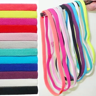 2PCS Women Men Yoga Headband Sport Anti-slip Rubber Sweatband Elastic Hair Bands • $3.99