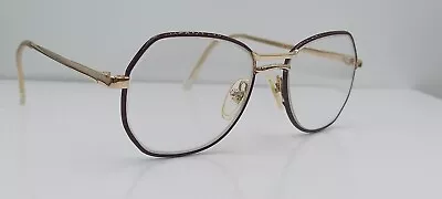 Vintage American Optical OC701A Brown Gold Oval Metal Sunglasses USA FRAMES ONLY • $34.88