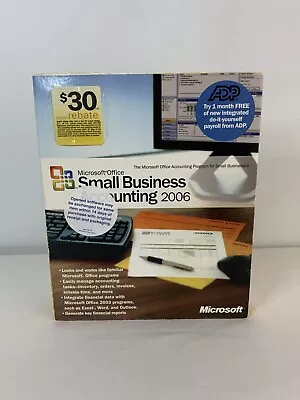 Microsoft Office Small Business Accounting 2006 0705 Part No. X11-43125  • $18.99