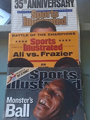 2002 SPORTS ILLUSTRATED MIKE TYSON BOXING HW CHAMPION Muhammad ALI /FRAZIER LOT • $5.25