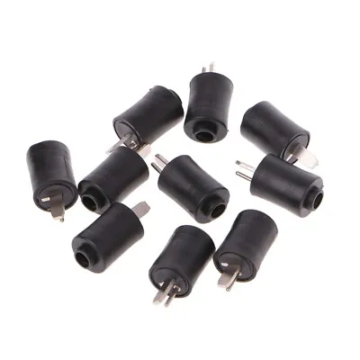 10 Pcs 2 Pin DIN Male Speaker Plug 2-Pin Plug Hifi Loudspeaker Solder Connectors • £6.24