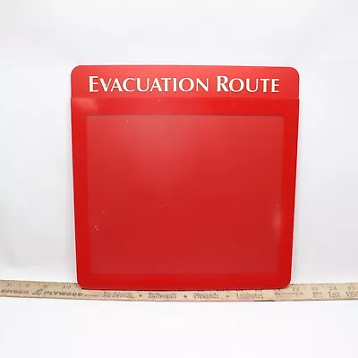 Evacuation Route Map Holder 11-1/8  X 11-1/4  • $22