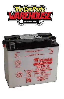 YB18L-A Genuine Yuasa Motorcycle ATV Quad Buggy Battery XX No Acid Xx • £75.95