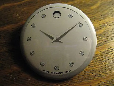 Movado Pocket Mirror - Repurposed Diamond Watch Magazine Ad Lipstick Mirror • $19.99