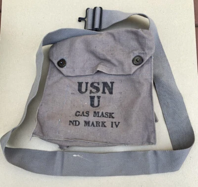 $29.99 • Buy WWII USN Mk IV Gas Mask Carrier Bag
