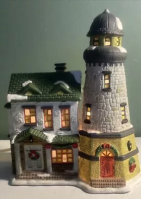 Dickens Collectables Towne Series Porcelain Lighted House Vintage 1998 • $24.99