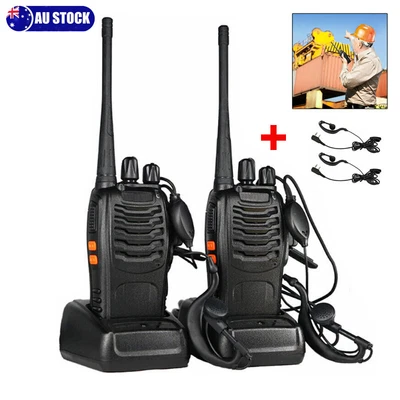 $38.89 • Buy 2pcs Walkie Talkie BF-888S Handheld Two-Way Radio UHF 400-470MHz 5W